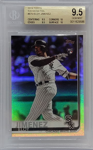 2019 Topps Eloy Jimenez rainbow foil