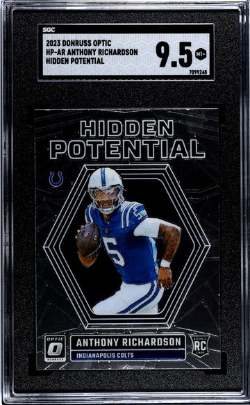 2023 Donruss Optic Hidden Potential Anthony Richardson #HP-AR RC SGC 9.5