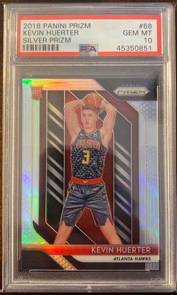 Kevin Huerter Silver Prizm PSA 10