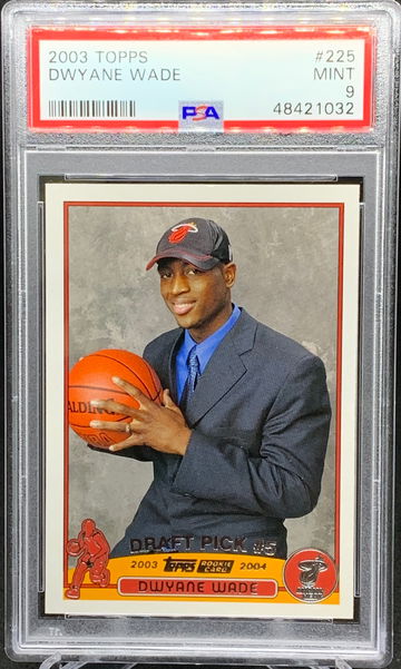 2003 TOPPS DWYANE WADE PSA 9