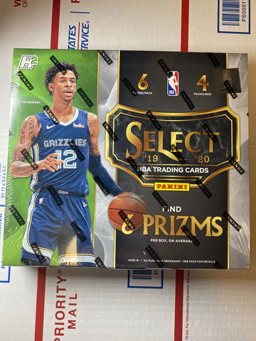 2019-20 SELECT HYBRID SEALED HOBBY NBA BOX ZION JA COBY