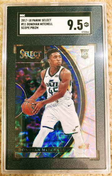 2017 Select Scope Donovan Mitchell Rookie SGC 9.5