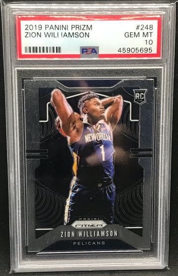 Zion Williamson Prizm Rookie PSA 10