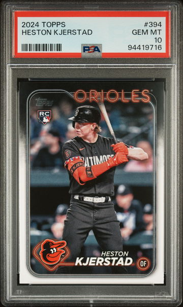 2024 Topps Series 2 Heston Kjerstad #394 RC PSA 10