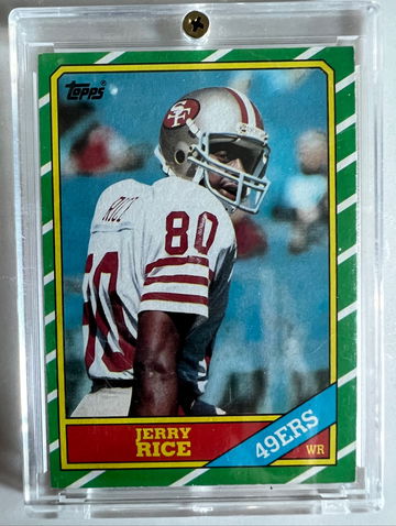 1986 Jerry Rice Topps Rookie