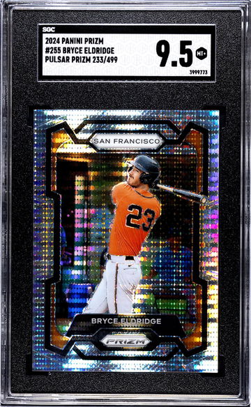 2024 Panini Prizm #255 Bryce Eldridge Pulsar Prizm /499 SGC 9.5