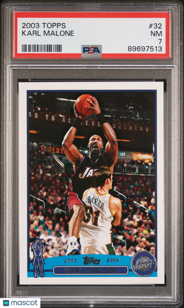 2003 Topps Karl Malone #32 PSA 7