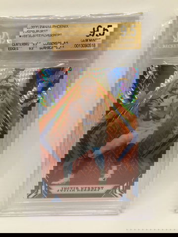 Justin Herbert 2020 Phoenix Fire Burst #103 Rookie RC BGS 9.5