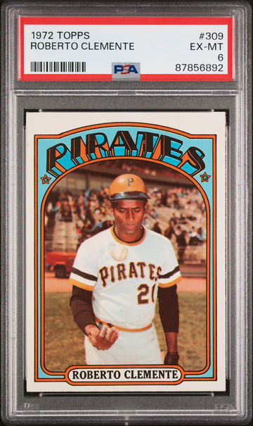 1972 Topps Roberto Clemente #309 PSA 6