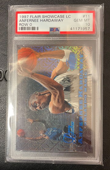 1997 Flair Legacy Row 0 #11 Anfernee Hardaway PSA 10 /100