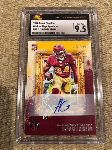 2020 Chronicles Gridiron Kings Signatures  Antonio Gibson /149!
