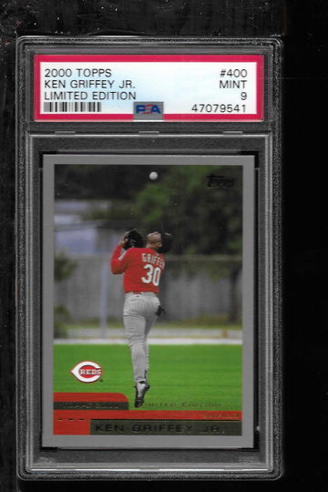 2000 TOPPS KEN GRIFFEY JR  LIMITED EDITION PSA 9