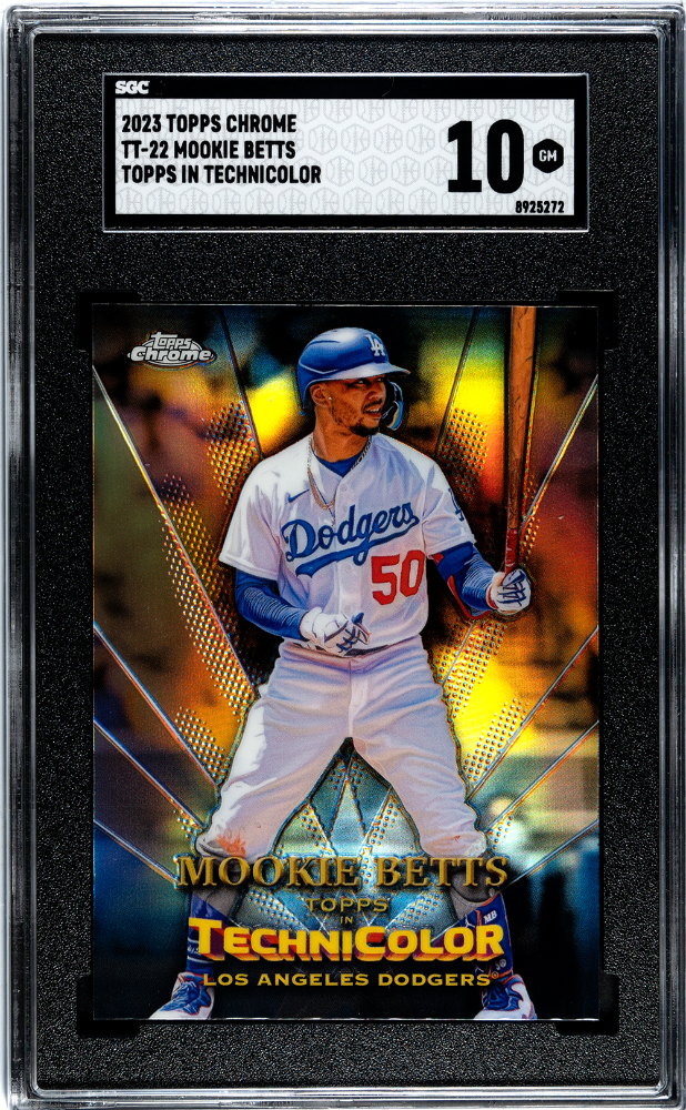 2023 2023 Topps Chrome Mookie Betts #TT-22 Technicolor SGC 10