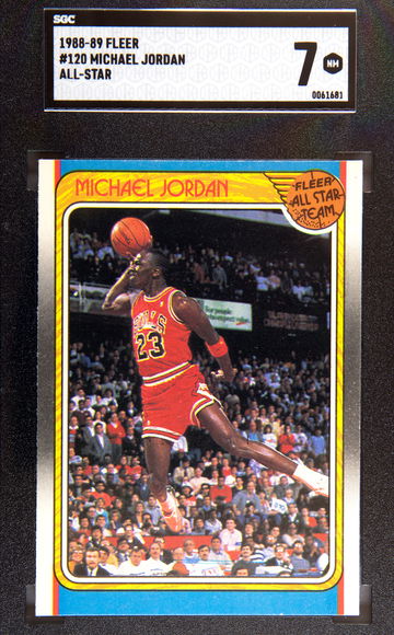 1988-89 Fleer Michael Jordan All-Star SGC 7