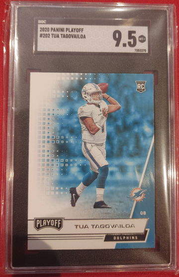2020 Panini Playoff Tua Tagovailoa Rookie SGC 9.5