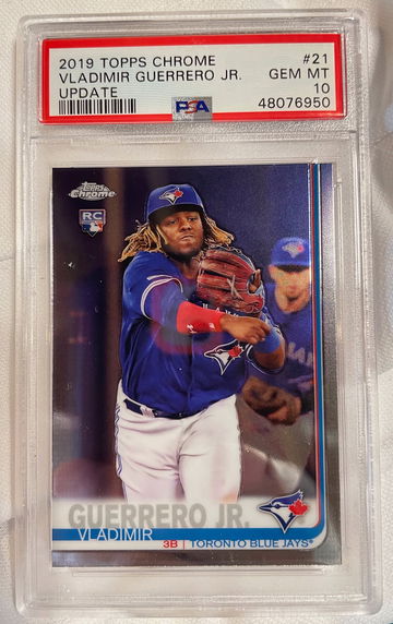 2019 Topps Chrome Update Vladimir Guerrero Jr - PSA 10