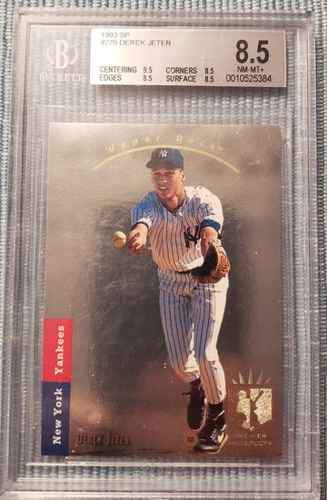 1993 derek jeter sp bgs 8.5 rookie🔥🔥🔥🔥🔥🔥🔥🔥
