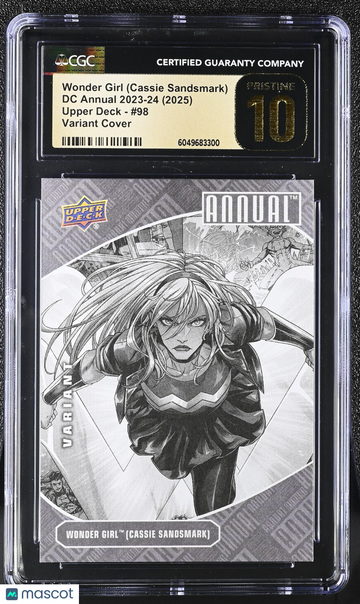 2025 Upper Deck DC Annual 2023-24 Wonder Girl (Cassie Sandsmark) #98 Variant Cover CGC 10