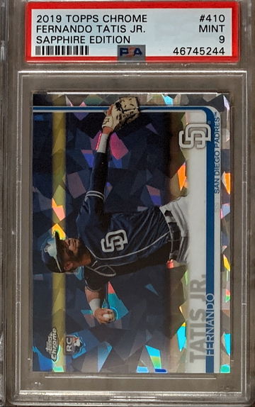 2019 Topps Chrome Sapphire Fernando Tatis Jr PSA 9
