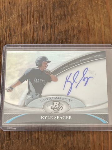 2011 Topps Platinum Kyle Seager Rookie Auto 