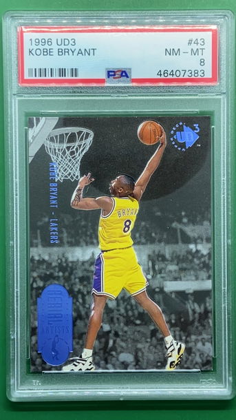 1996-97 Upper Deck UD3 KOBE BRYANT PSA 8 #43