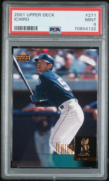 2001 Upper Deck Ichiro Suzuki #271 PSA 9