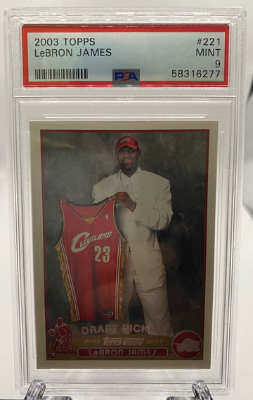 2003 Topps Lebron James ROOKIE #221 PSA 9 MINT