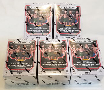 2022 Panini Prizm UFC Blaster 5 Box lot. Great Deal!