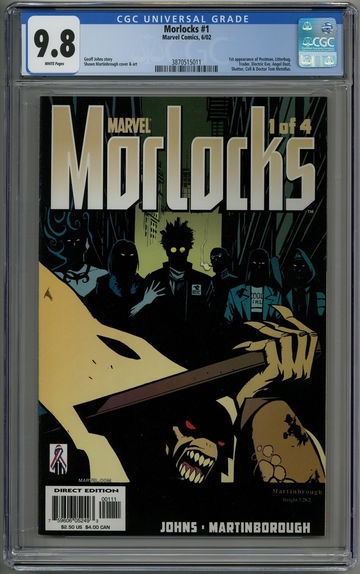 Morlocks 1 CGC 9.8 1st Postman Angel Dust