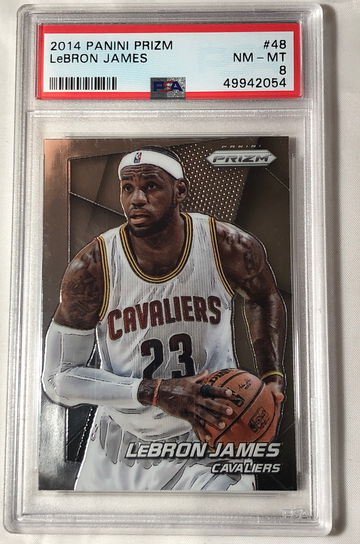 2014 PANINI PRIZIM #48 LeBRON JAMES MT-8