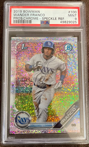 Wander Franco 2019 Bowman Speckle /299 PSA 9