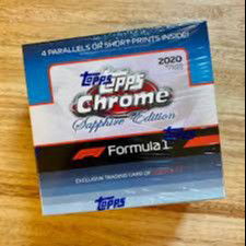 2020 F1 Formula 1 Topps Chrome Sapphire Sealed Box 