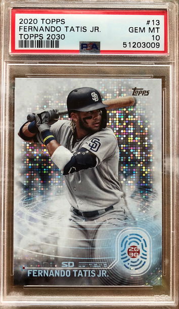 2020 Topps 2030 Fernando Tatis Jr PSA 10