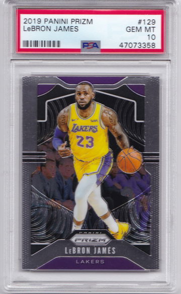 LeBron James 2019 Prizm PSA 10 