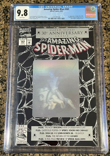 Amazing Spider-Man 365 CGC NM+ 9.8 Near Mint Spider Verse 1st Spider-man 2099