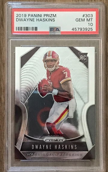 Dwayne Haskins Prizm PSA 10