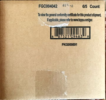 2020 BOWMAN DRAFT SUPER JUMBO 6 BOX CASE 