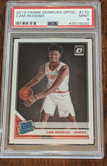 2019 Panini Donruss Optic Cam Reddish Rated Rookie PSA 9