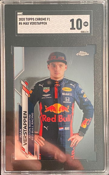 2020 Max Verstappen Topps Chrome F1 Formula 1 SGC 10