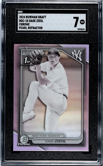 2024 Bowman #BDC-10 Gage Ziehl SGC 7