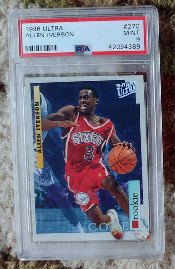 1996 Fleer Ultra Encore #270 Allen Iverson Rookie