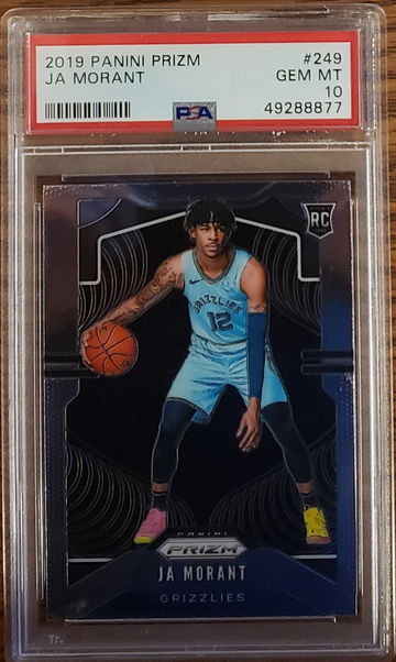 2019 panini prizm ja morant #249 psa 10
