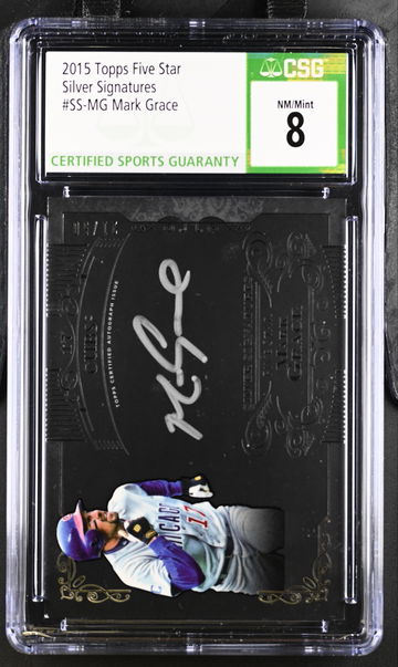 2015 MARK GRACE FIVE STAR SILVER SIGNATURES 