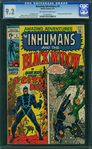 AMAZING ADVENTURES #5, CGC 9.2 NM-