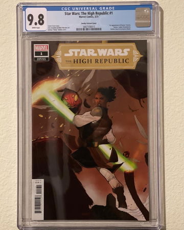 Star Wars High Republic #1 CGC 9.8 Swaby Variant 1:25