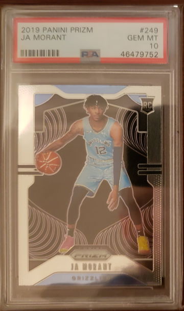2019-20 Panini Prizm Ja Morant PSA 10