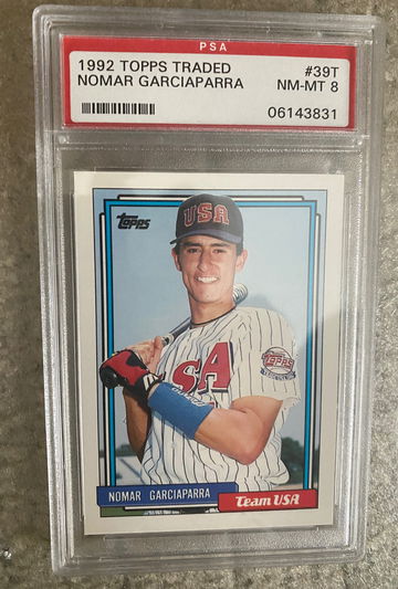 1992 Topps Traded Nomar Garciaparra PSA 8