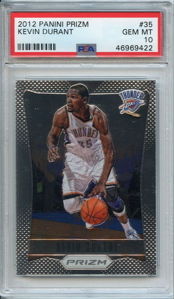 Kevin Durant 2012 Prizm PSA 10 NEP