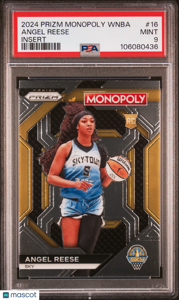 2024 Panini Prizm Monopoly WNBA Insert Angel Reese #16 PSA 9