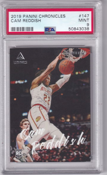 2019 Panini Chronicles Cam Reddish Luminance #147 PSA 9